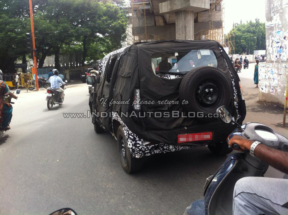 New Mahindra U301 Bolero spied
