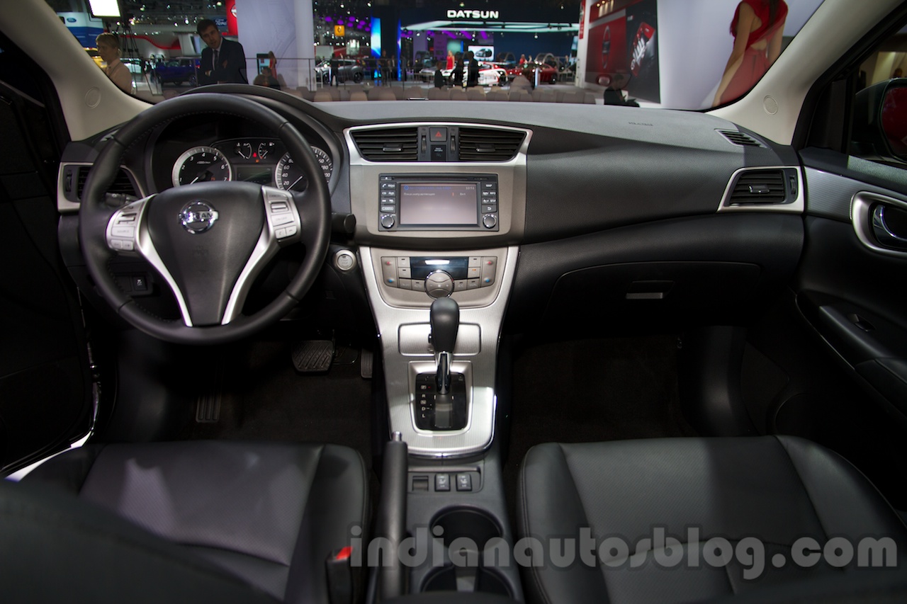 Nissan Sentra at the 2014 Moscow Motor Show interior