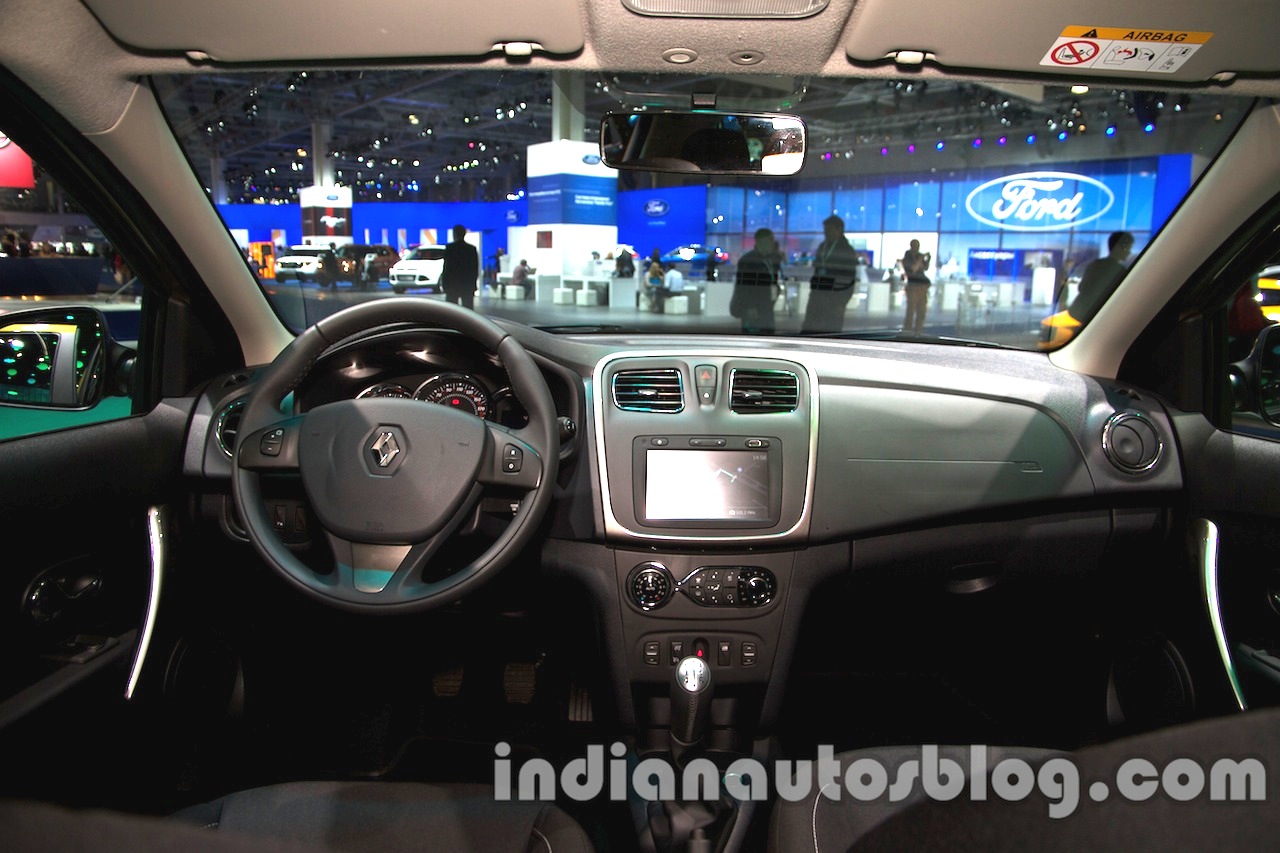 Renault Sandero Stepway dashboard at Moscow Motor Show 2014