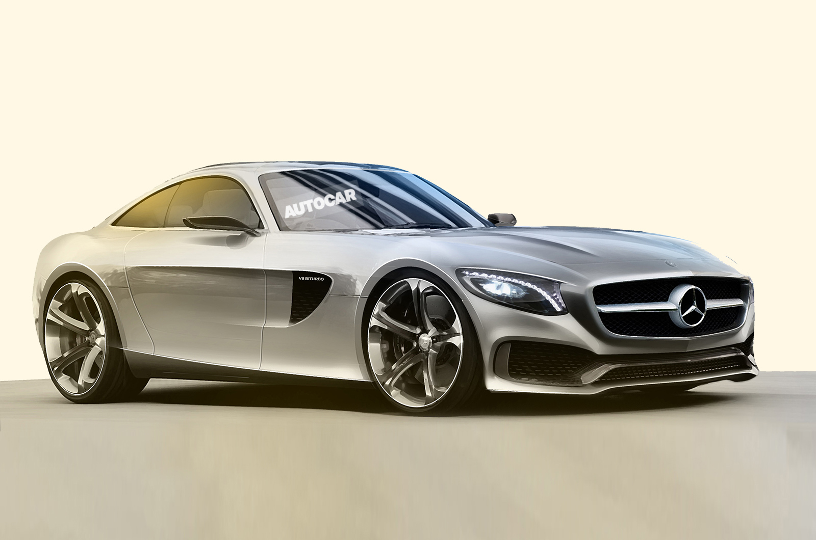 Mercedes-AMG GT : Moteur V8 510 ch. Design révélé