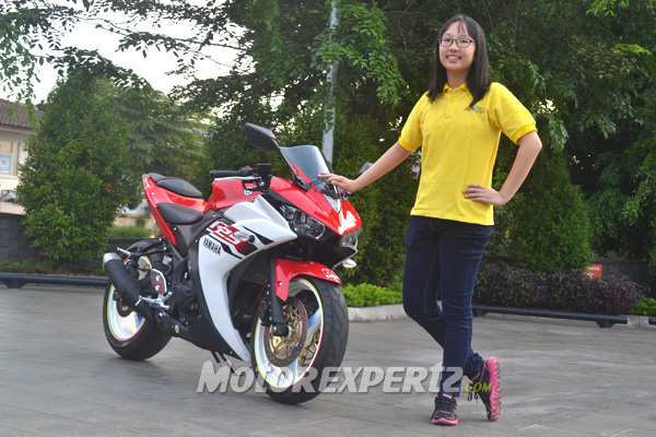 Yamaha R25 modified in Indonesia