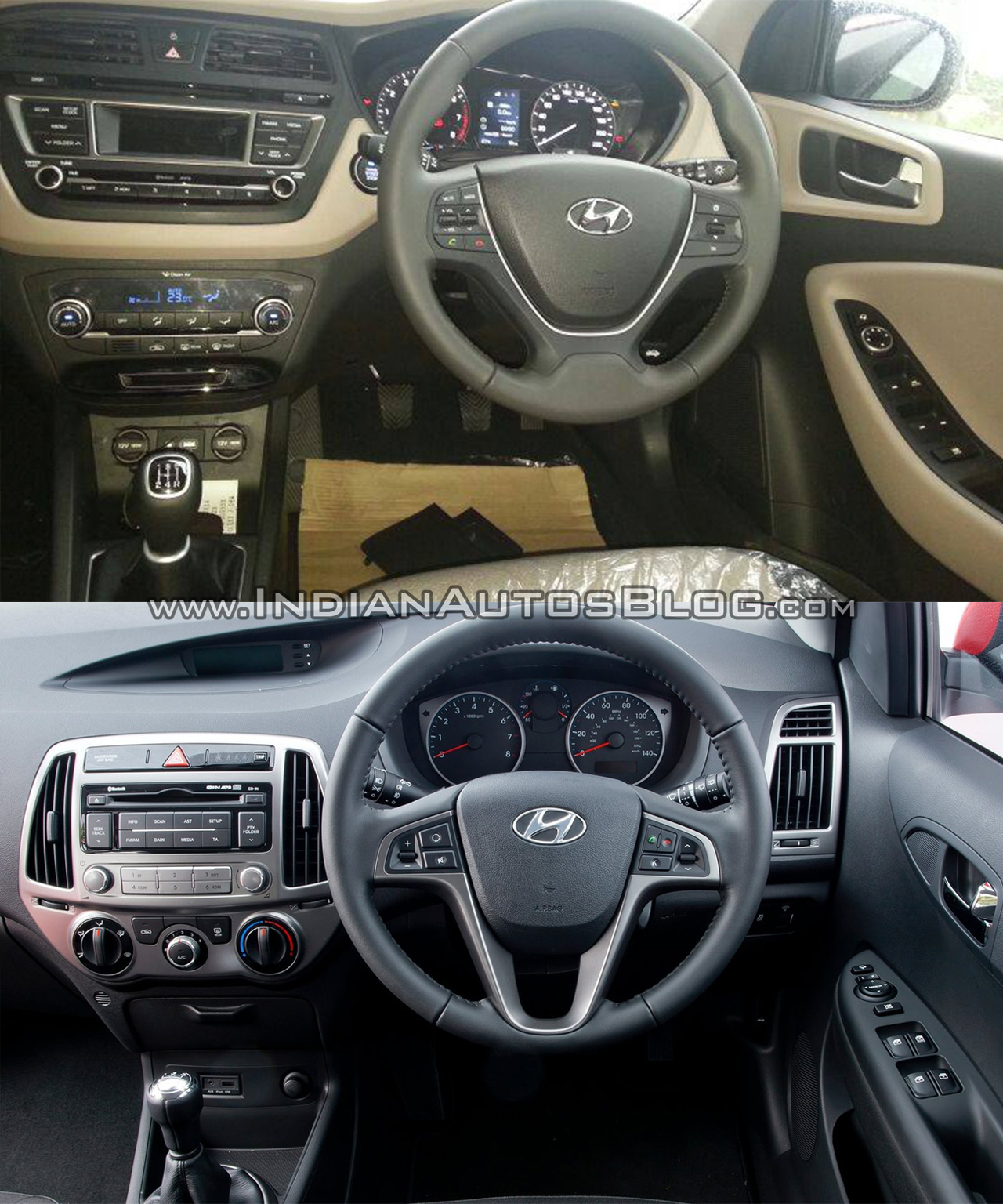 Hyundai I20 Vs 2015 Hyundai Elite I20 Visual Comparison