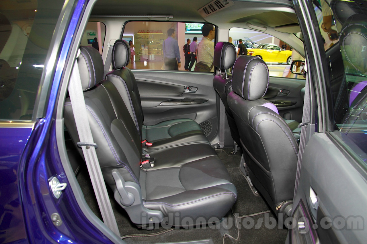 Daihatsu Xenia Indigo rear seat at the 2014 Indonesia 