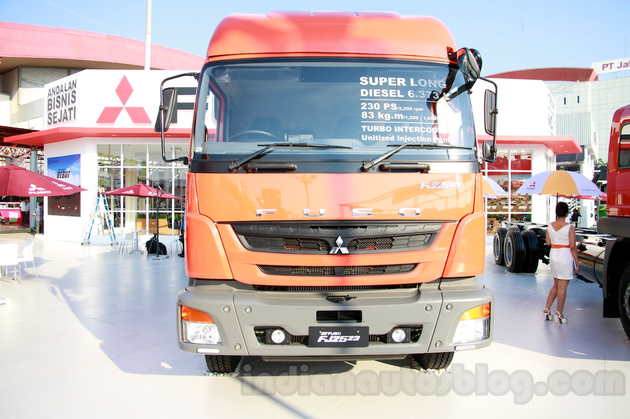  FUSO  FJ  2523  front at the Indonesia International Motor 