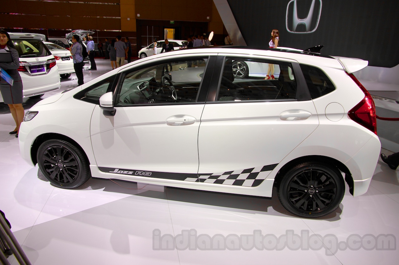 Honda Jazz RS Black Top side view at the Indonesia 