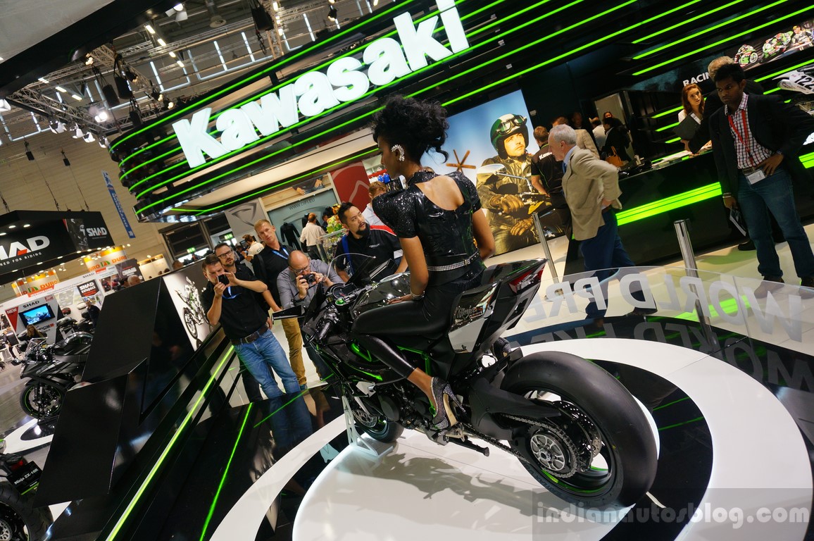 Kawasaki Ninja H2r Rear Three Quarters At Intermot 2014