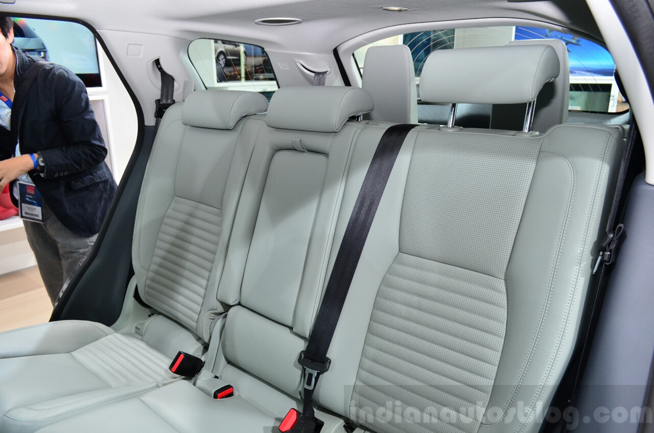 Land Rover Discovery Sport rear bench at the 2014 Paris Motor Show