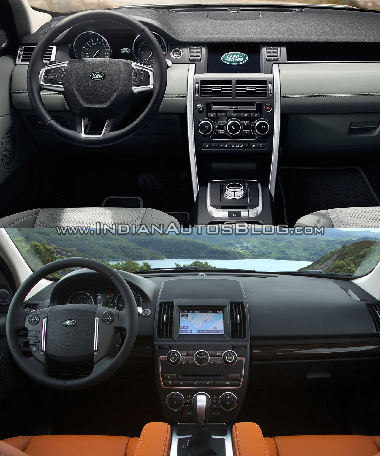 Land Rover Discovery Sport vs Freelander interior