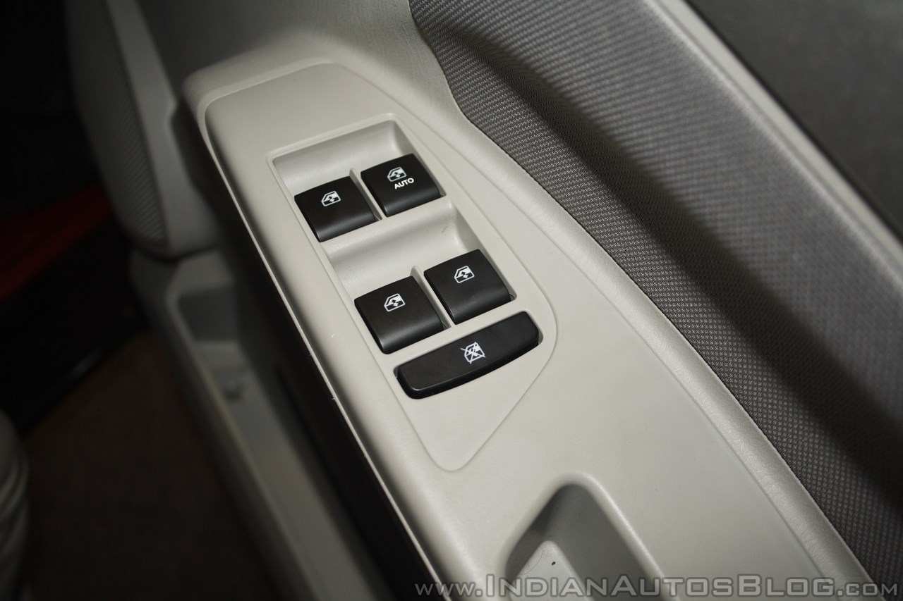 New Mahindra Scorpio power window switches at the launch