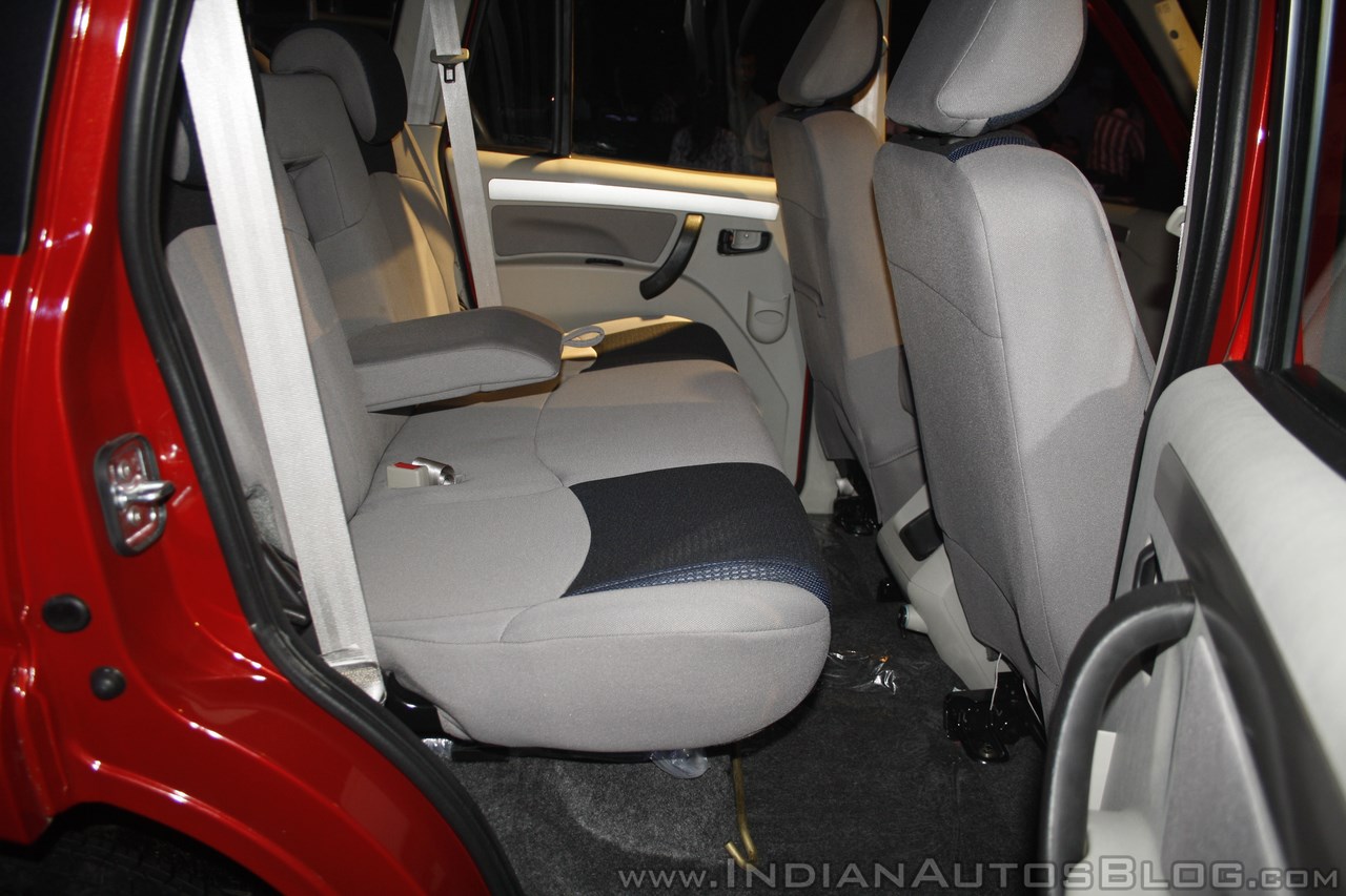 New Mahindra Scorpio rear seat at the launch