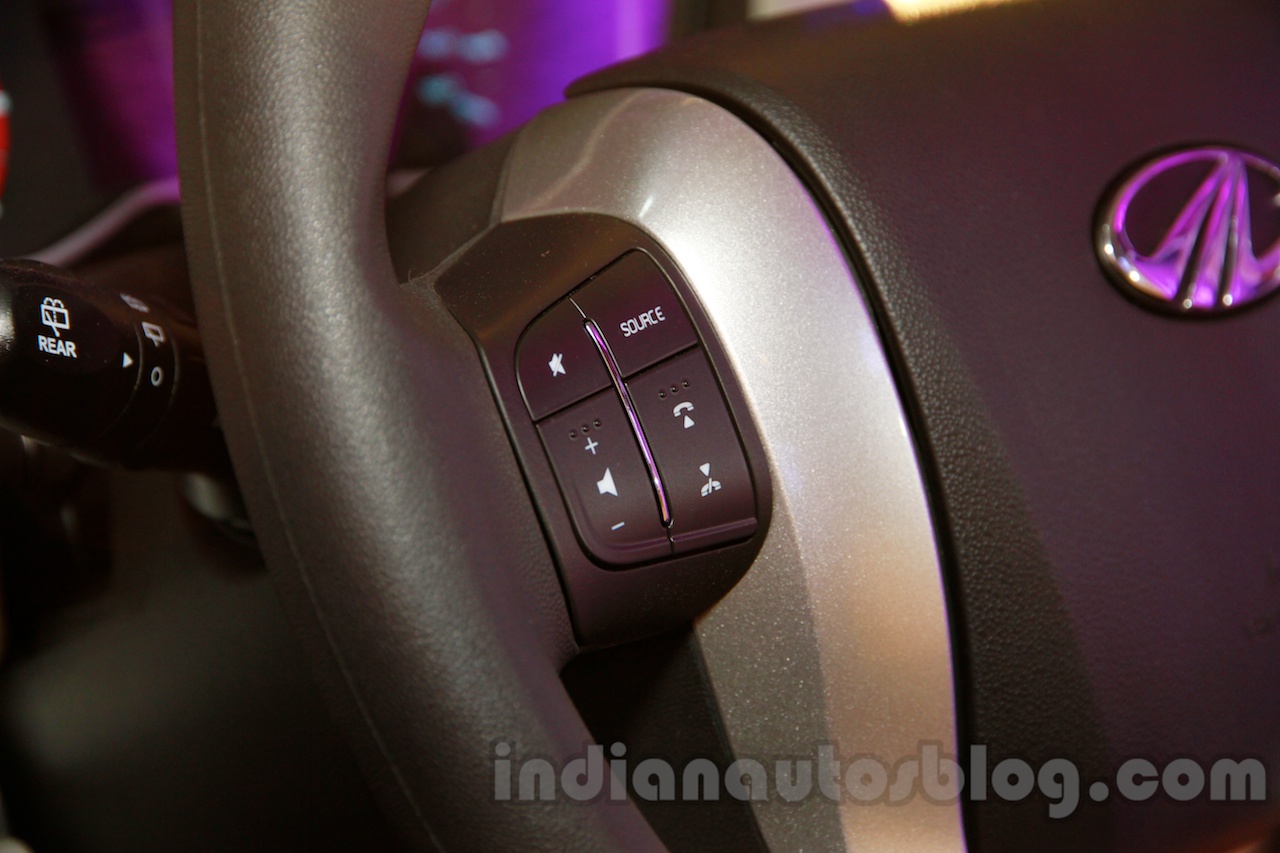 New Mahindra Scorpio steering buttons Delhi launch