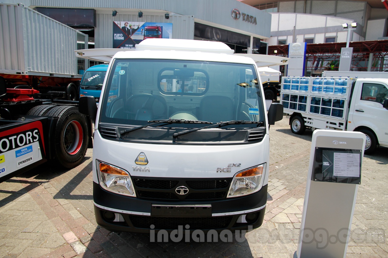 Tata Ace EX2 outdoor van at the 2014 Indonesia International Motor Show ...