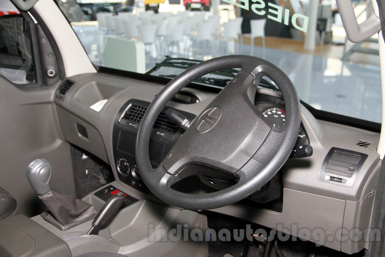 Tata Super Ace at the 2014 Indonesia International Motor Show steering