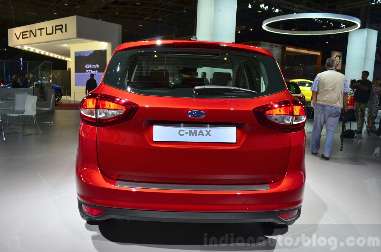 2015 Ford C-Max facelift rear at the 2014 Paris Motor Show