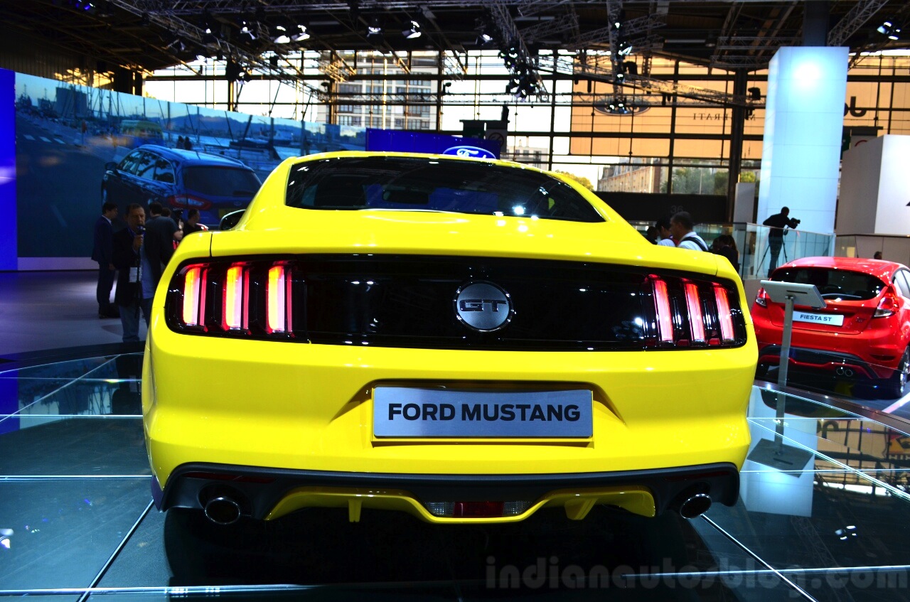 2015 Ford Mustang Rear At The 2014 Paris Motor Show