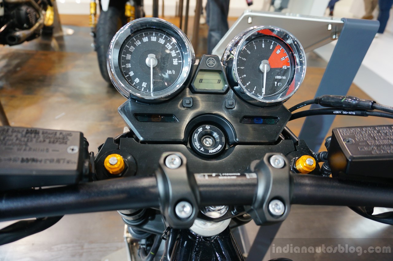 2015 Yamaha XJR1300 instrument cluster at INTERMOT 2014