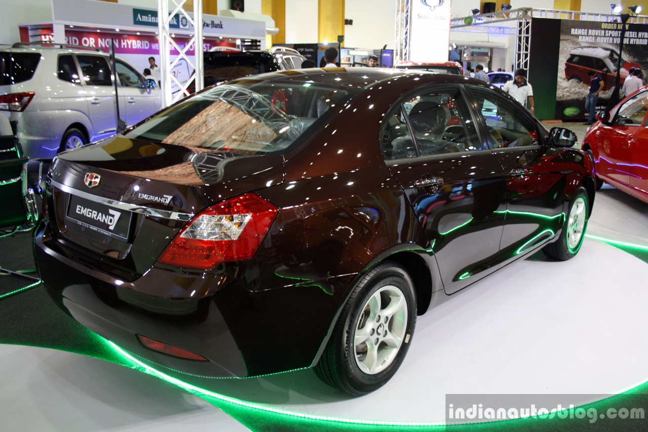 Geely Emgrand7 at the 2014 Colombo Motor Show Sri Lanka