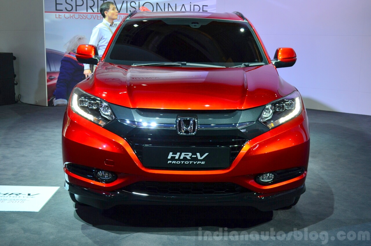 Honda HR-V prototype for Europe front at 2014 Paris Motor Show