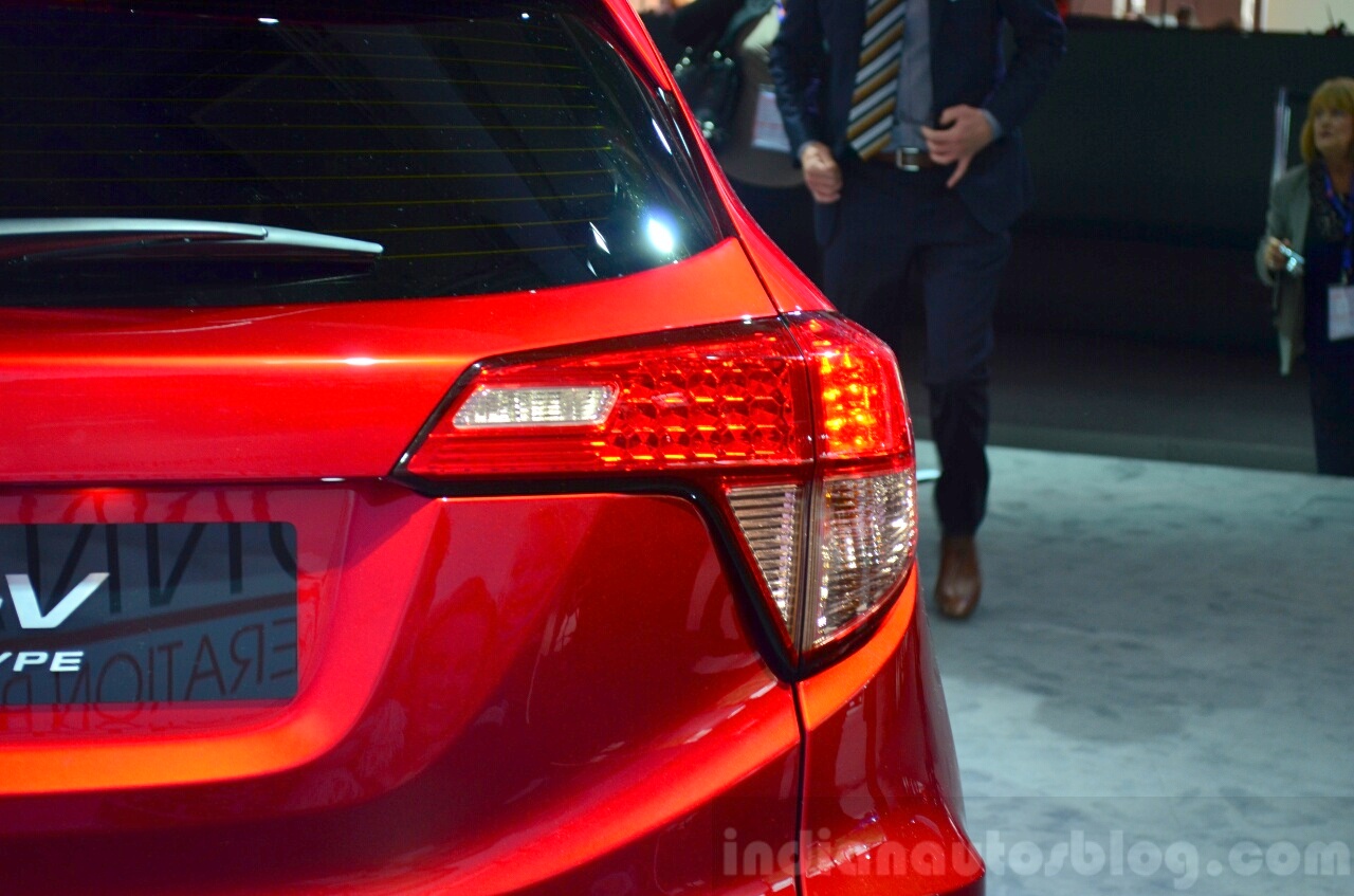 Honda HR-V prototype for Europe taillight at 2014 Paris 