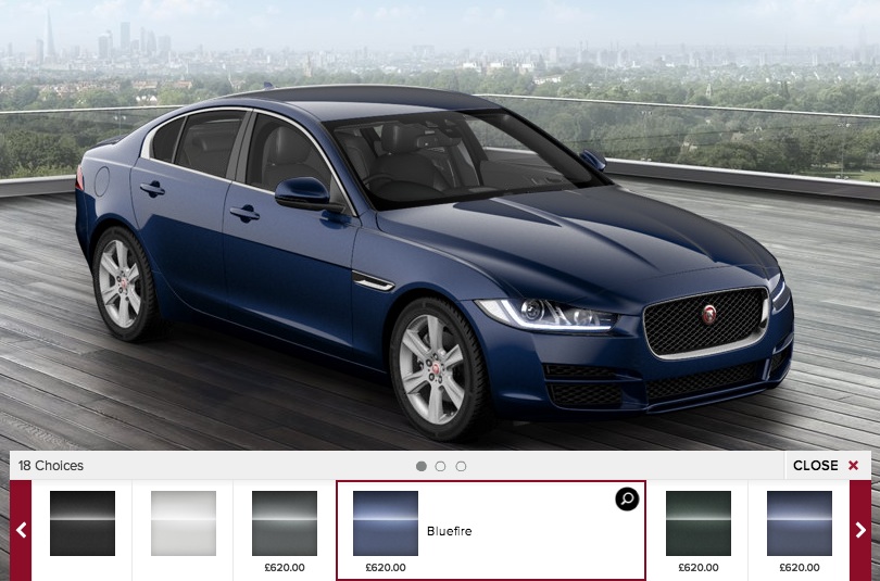 Jaguar XE online configurator reveals variants, trims, specs