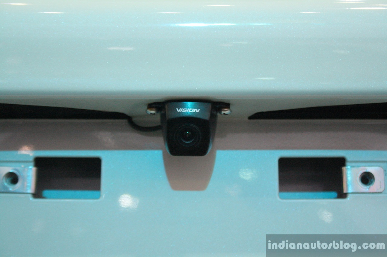 Suzuki Celerio Elegance edition reverse camera at the 2014 