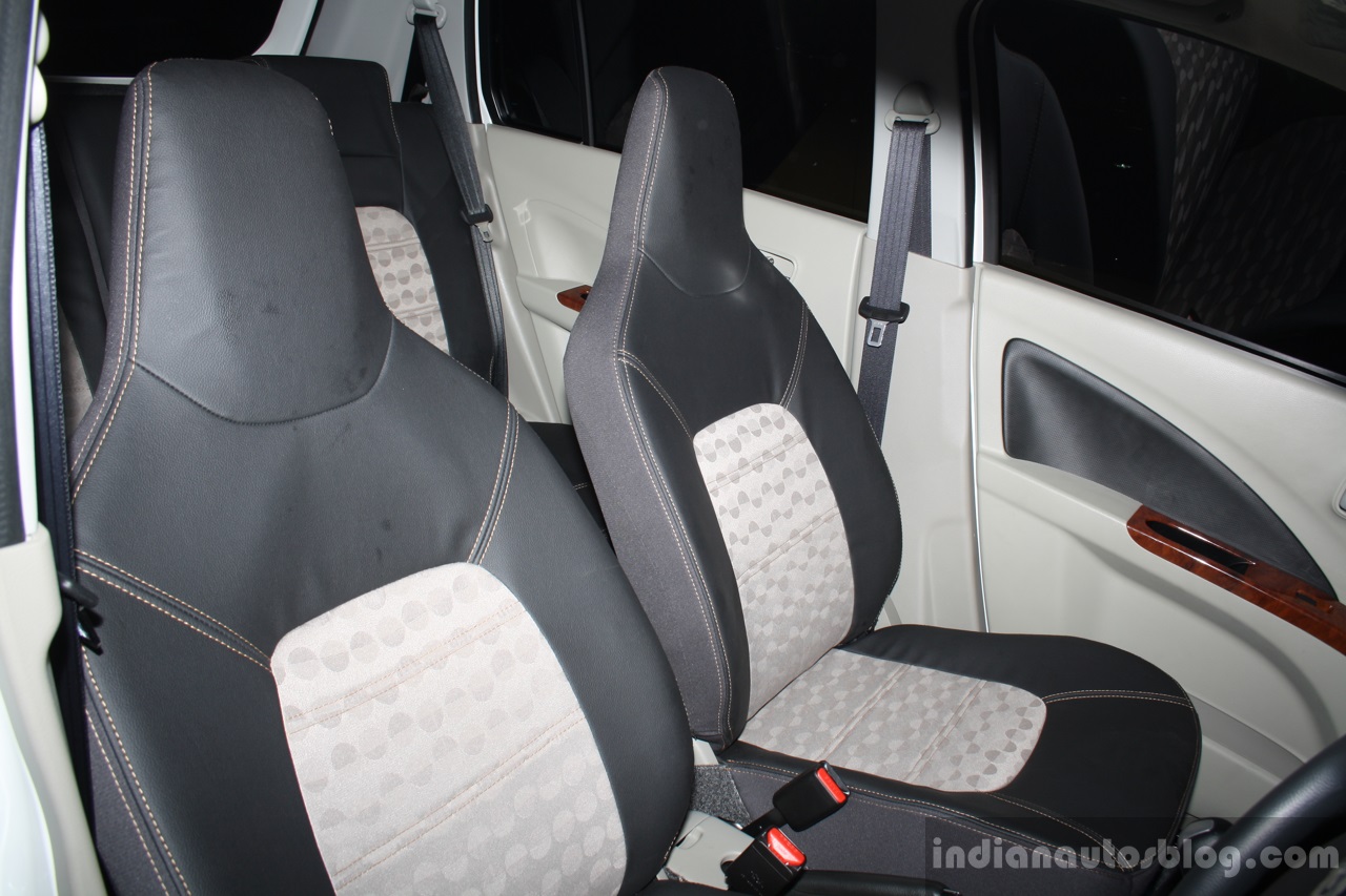 Suzuki Celerio Elegance edition seats at the 2014 Colombo 