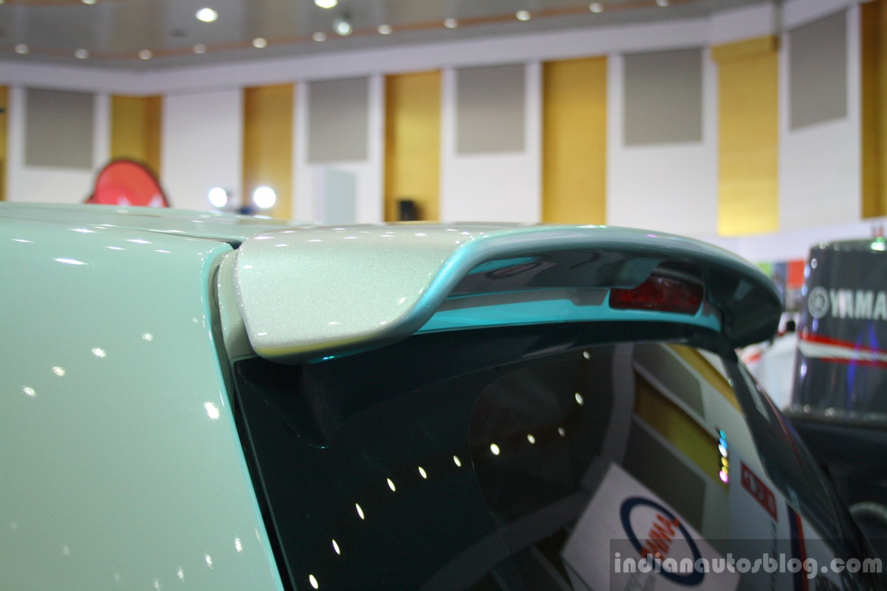 Suzuki Celerio Elegance edition spoiler at the 2014 Colombo Motor Show