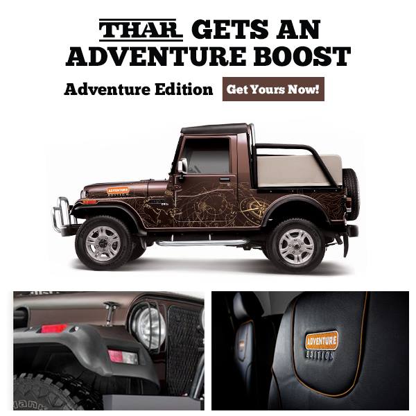 mahindra thar adventure edition features