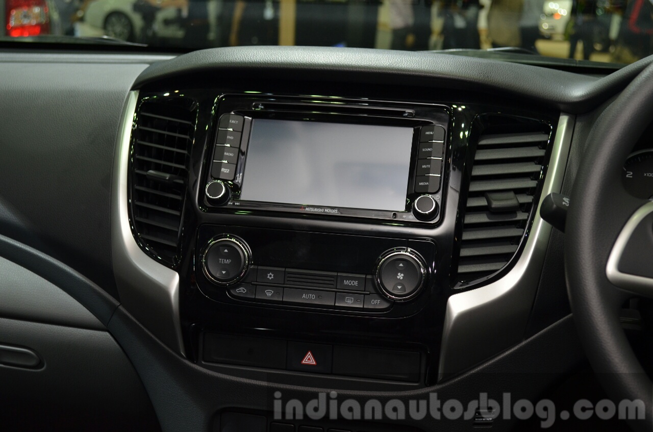 2015 Mitsubishi Triton center console at the 2014 Thailand 