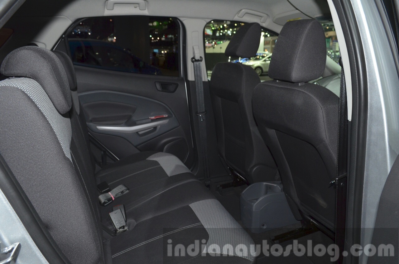 Ford EcoSport rear seat at the 2014 Thailand Motor Expo