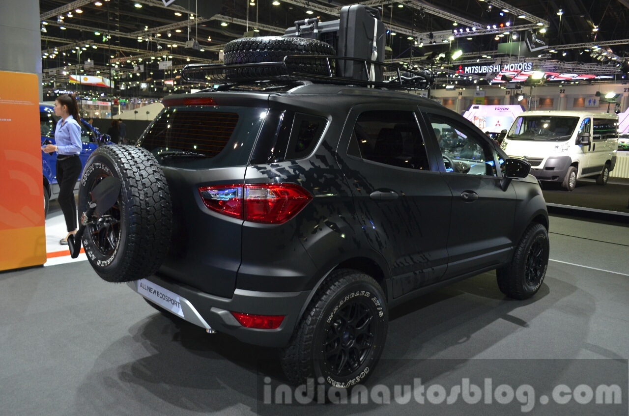 Ford EcoSport rear three quarters at the 2014 Thailand 