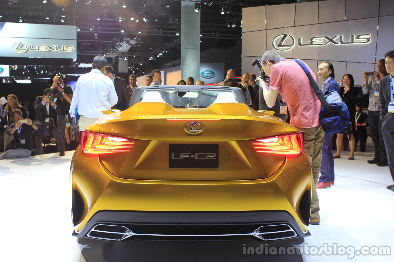 Lexus LF-C2 concept rear at the 2014 Los Angeles Auto Show Lexus LF-C2 concept rear at the 2014 Los Angeles Auto Show