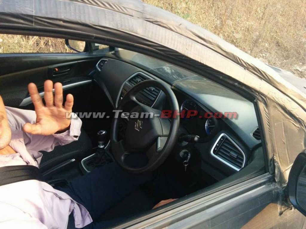 Maruti SX4 S-Cross interior spied
