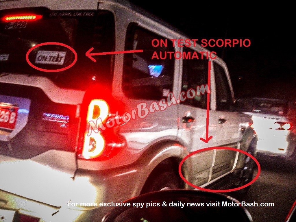 New Mahindra Scorpio At Spotted For The First Time