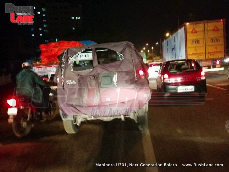 Next gen Mahindra Bolero U301 rear