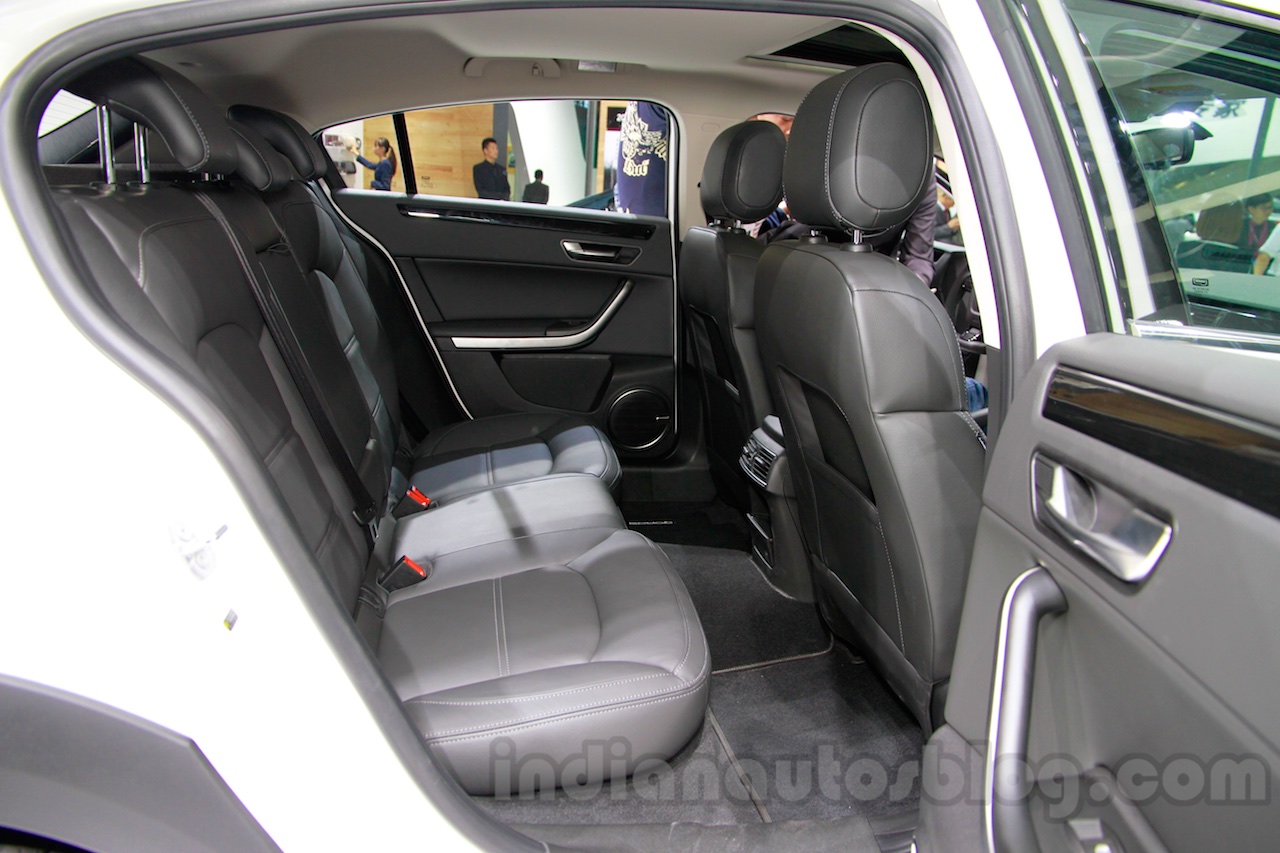 Qoros 3 City SUV rear seats at the 2014 Guangzhou Auto Show