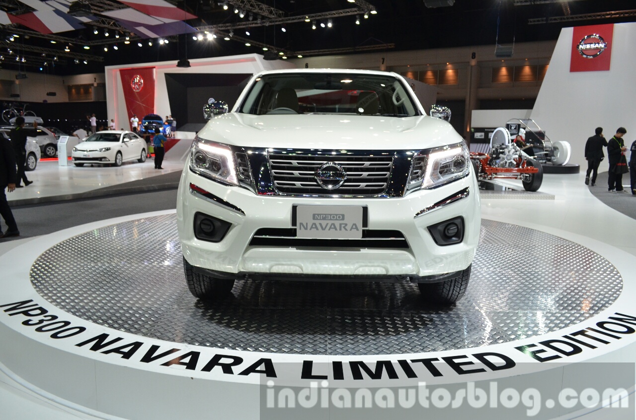 2015 Nissan Navara NP300 Limited Edition front fascia at the 2014