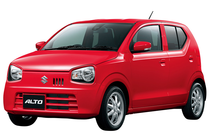 2016 Suzuki Alto Front three quarter Japan