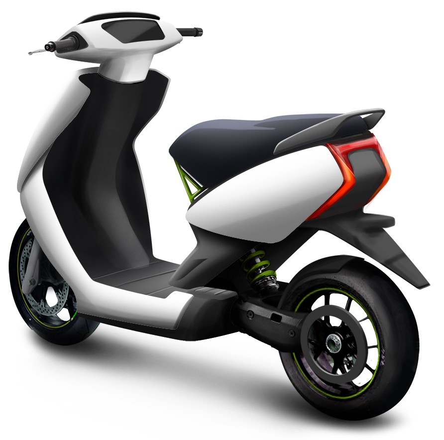 Ather Electric Scooter rear three quarter