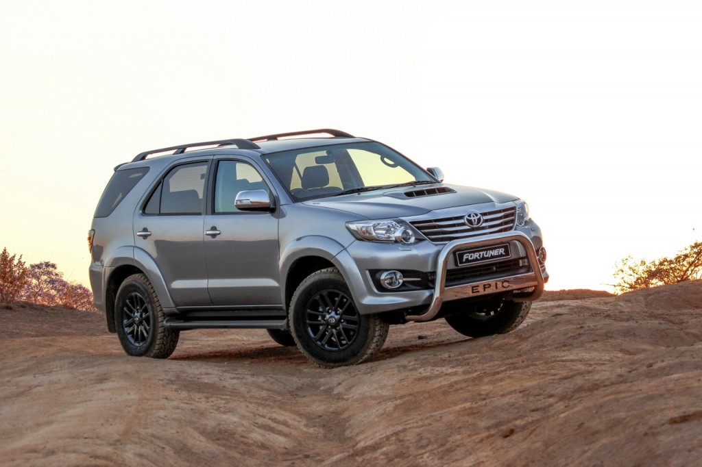 Toyota Fortuner Epic Edition front three quarter