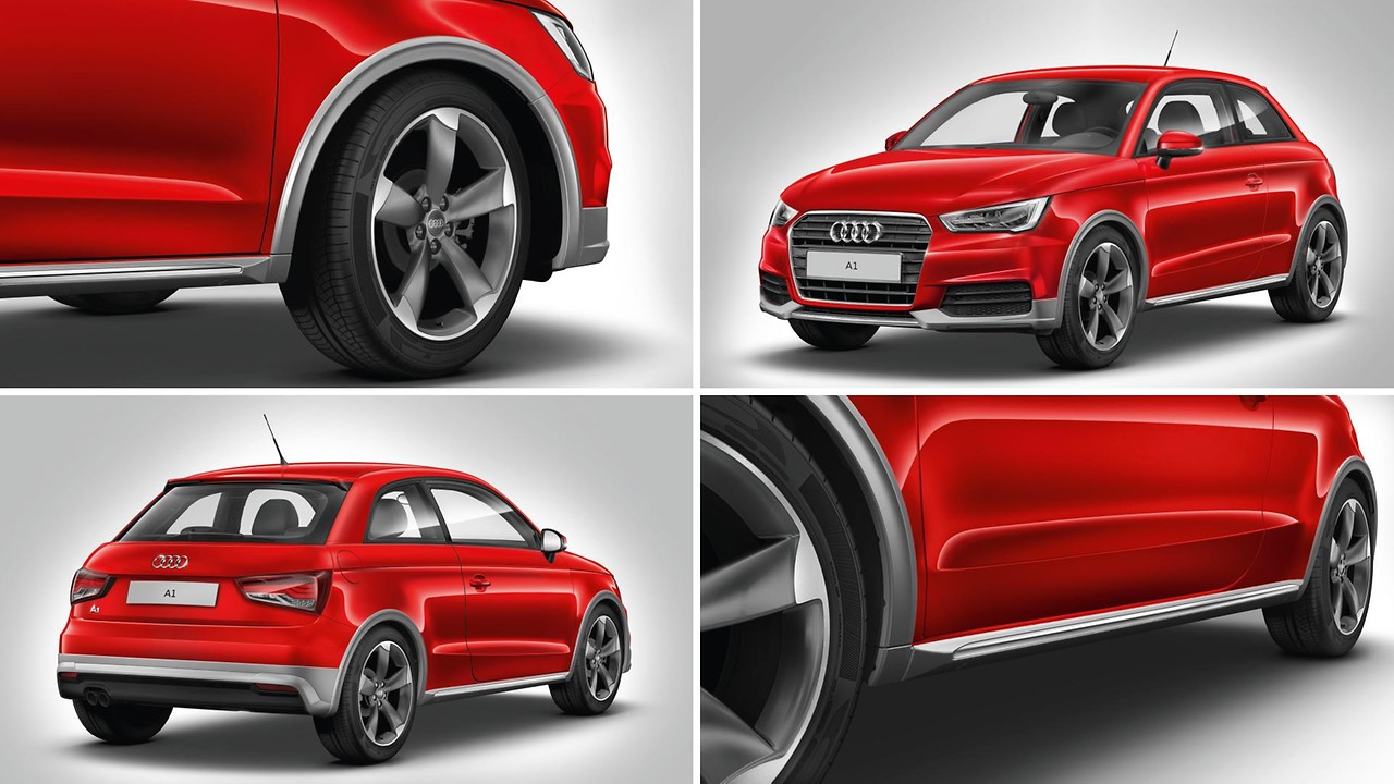Aan boord rek weg Active Kit package launched for the new Audi A1