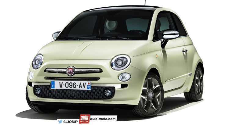 Fiat 500 Facelift To Launch This Year Rendering