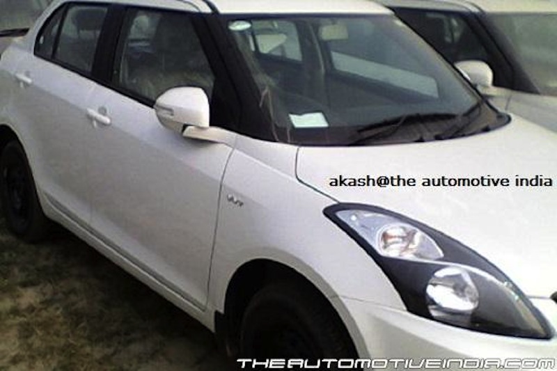 2015 Maruti Dzire (Facelift) white front three quarters 