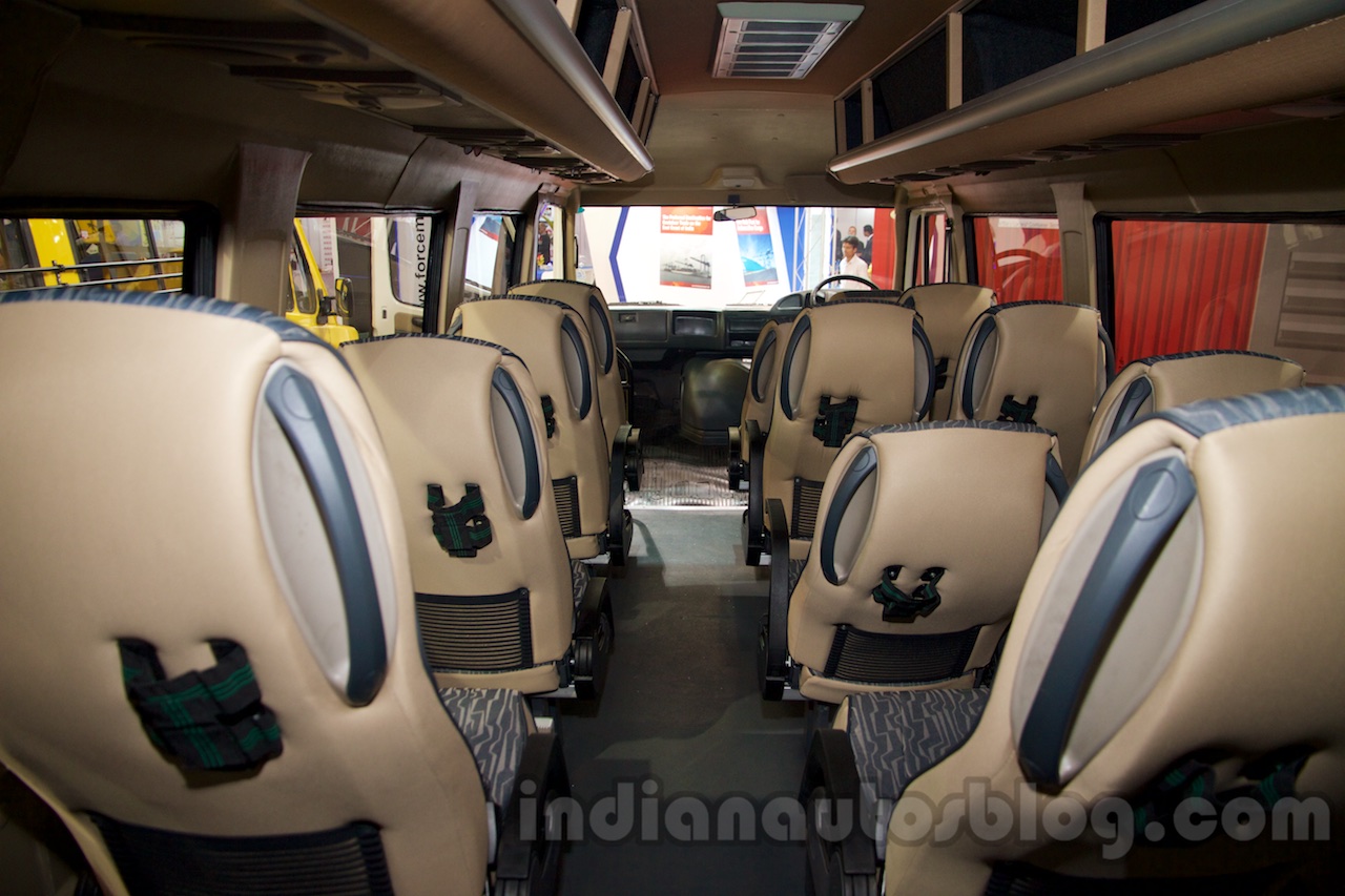 force traveller 14 seater interior