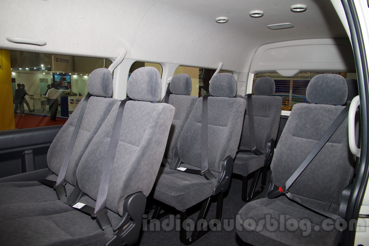 Toyota Hiace seats at Bus and Special Vehicle Show 2015