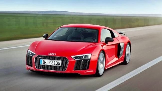 How to draw a car Audi R8 2016 - YouTube