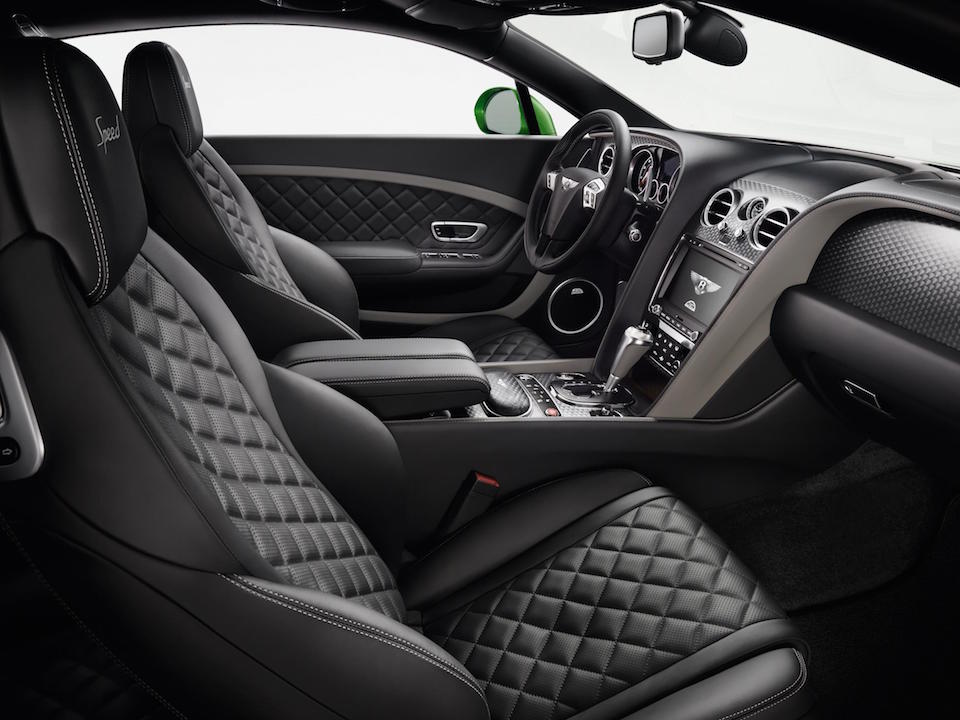 2015 Bentley Continental GT Speed press shot interior