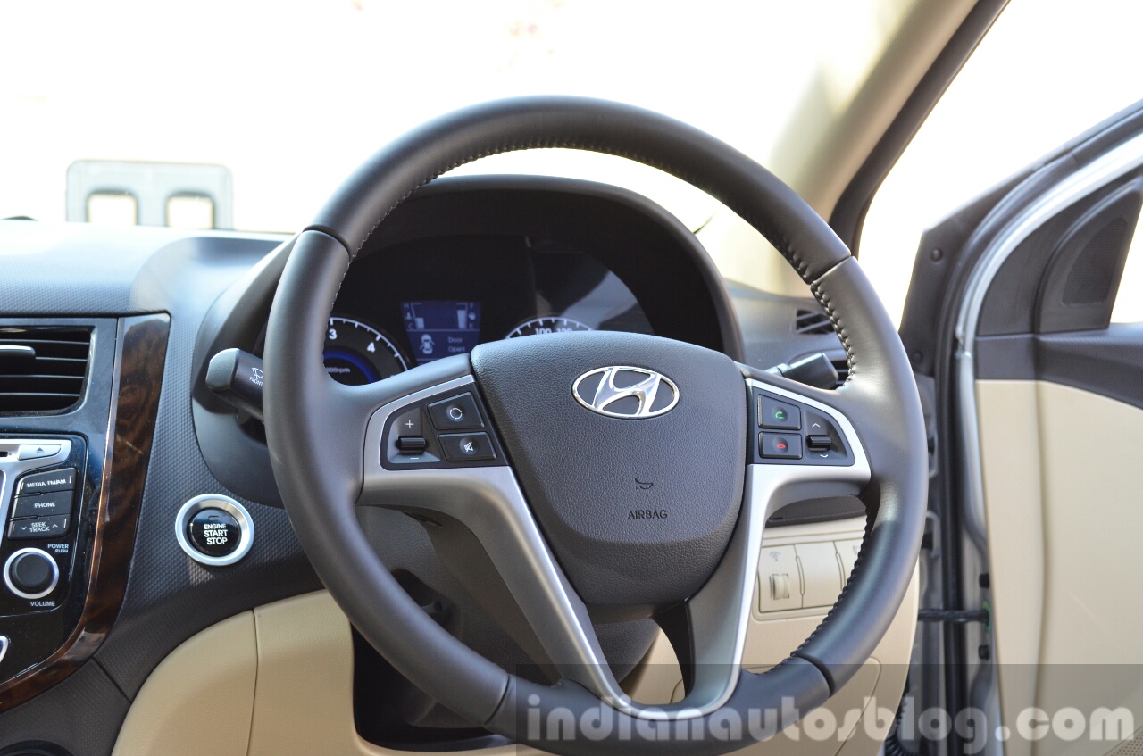 2015 Hyundai Verna diesel facelift steering