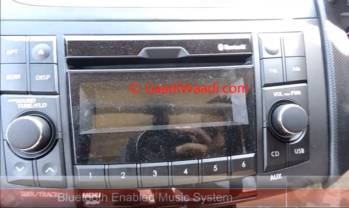 2015 Maruti Dzire ZDi Bluetooth enabled music system