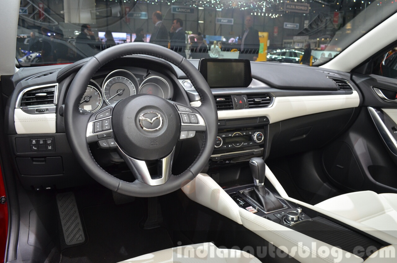 2015 Mazda 6 dashboard at 2015 Geneva Motor Show